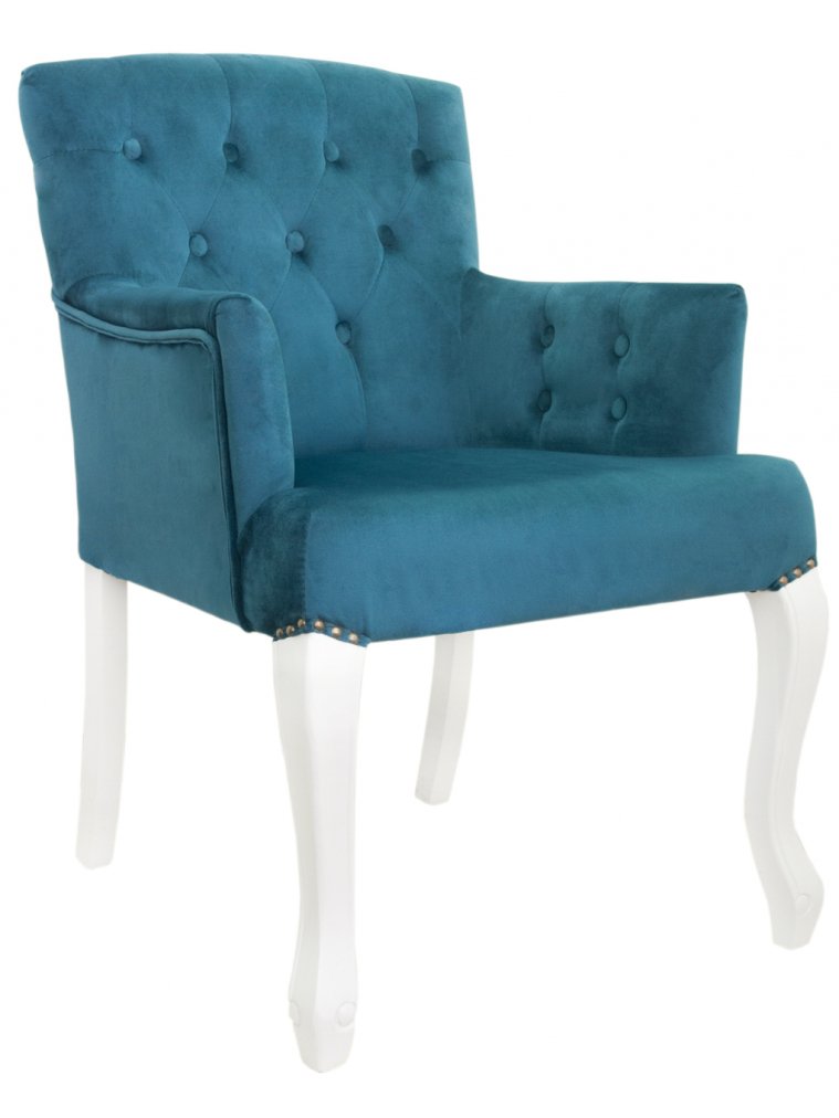 Кресло Deron 5KS27625-BW blue / white