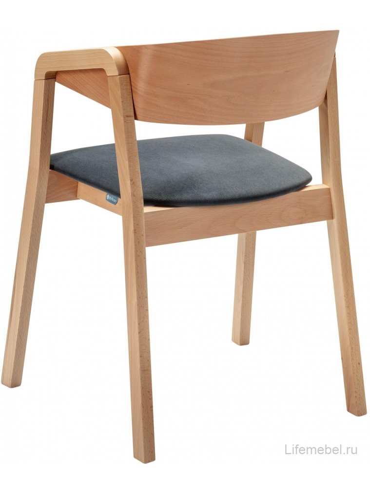 Кресло для кухни Dalia grey / натуральный