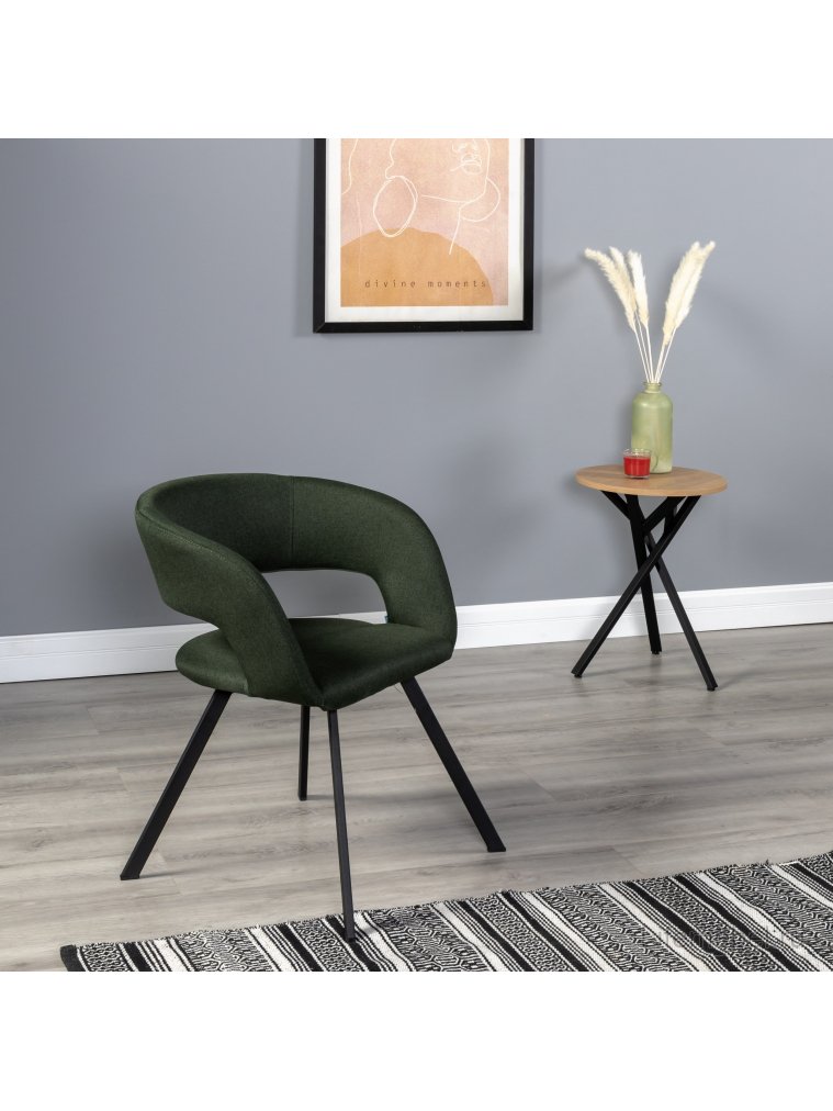 Кресло для кухни Hugs темно-зеленый