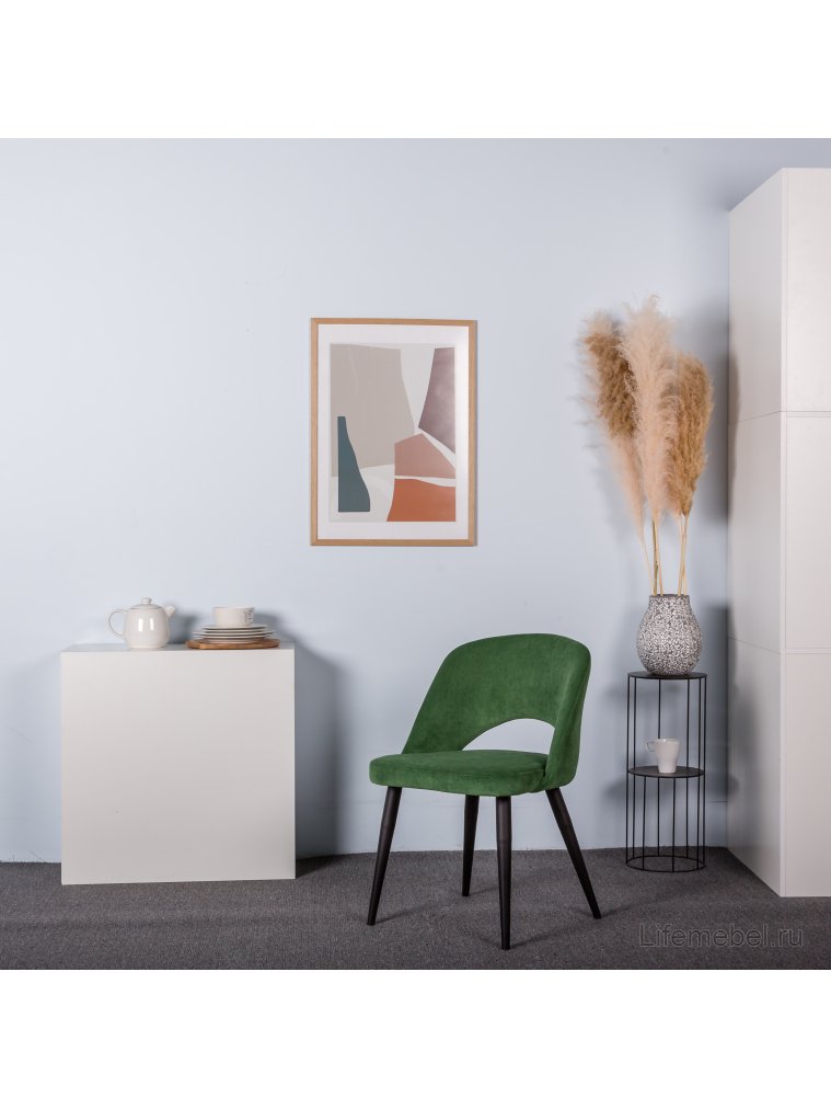Кресло для кухни Lars зеленый / черный