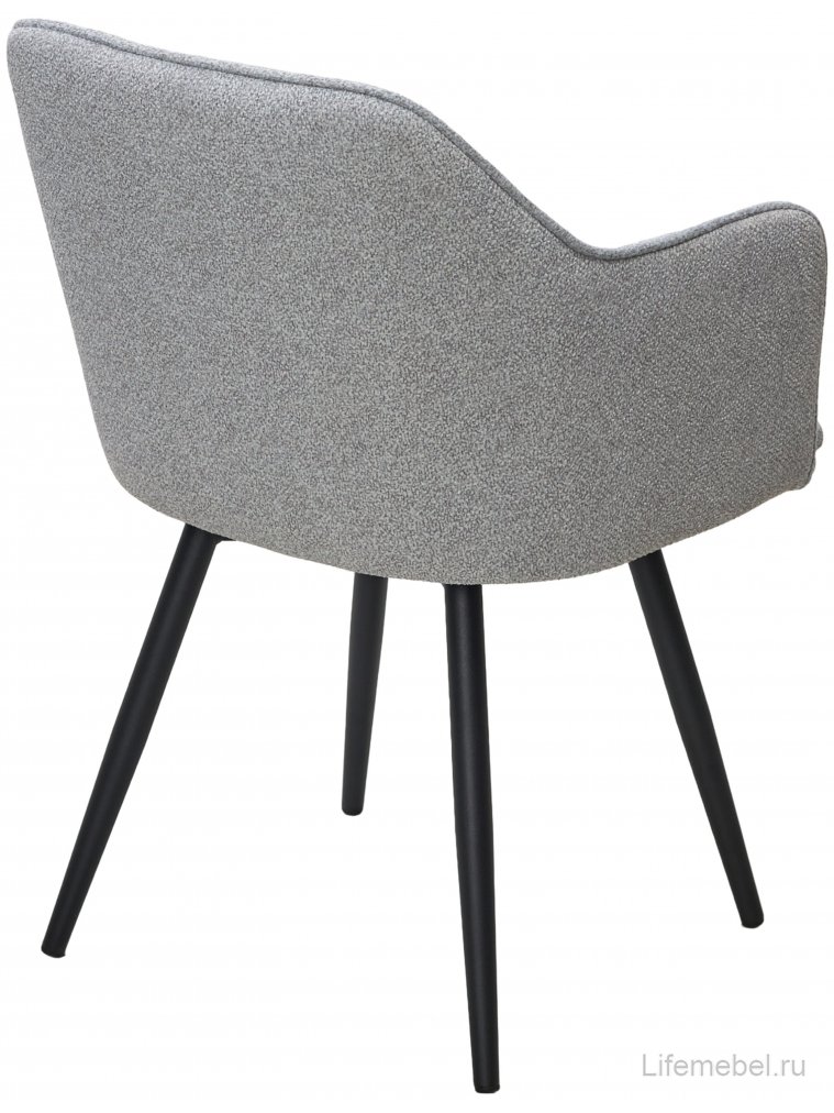 Кресло Fort 360 поворотное ns10 серое букле / черный