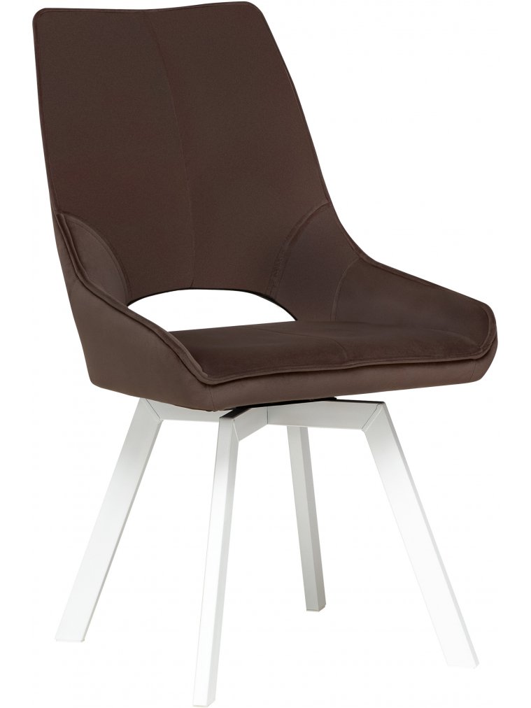 Кресло Галвес 360 шоколадный / белый