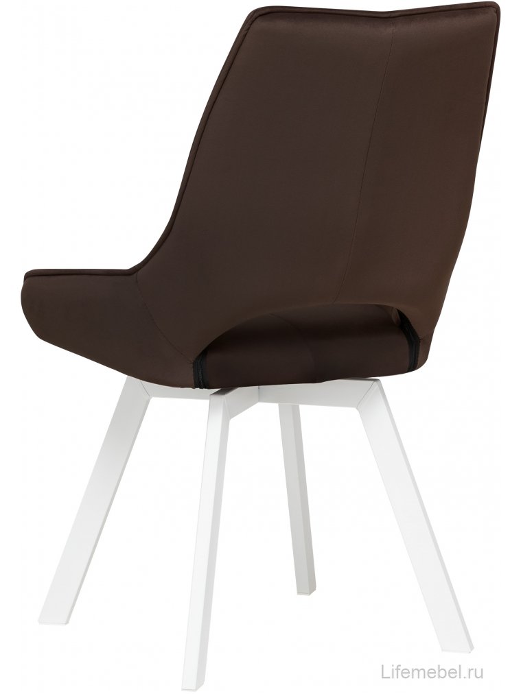 Кресло Галвес 360 шоколадный / белый