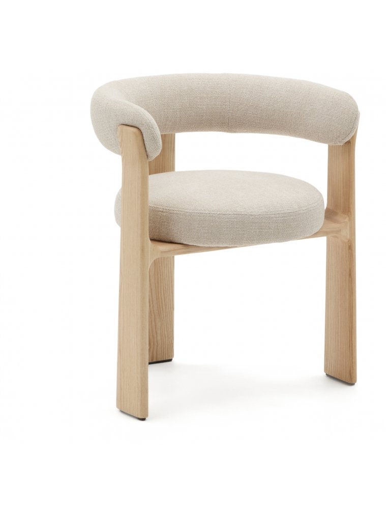 Кресло Granite бежевое / натуральное