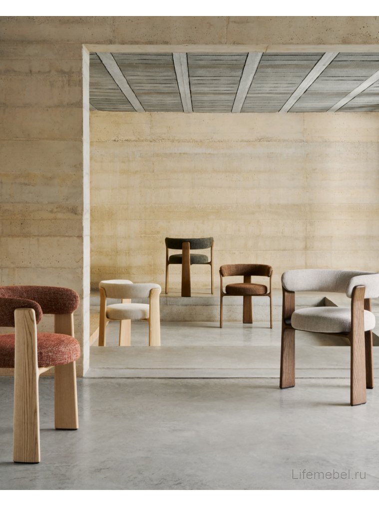 Кресло Granite бежевое / натуральное