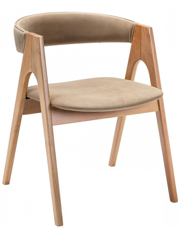 Кресло Kaede beige / натуральное