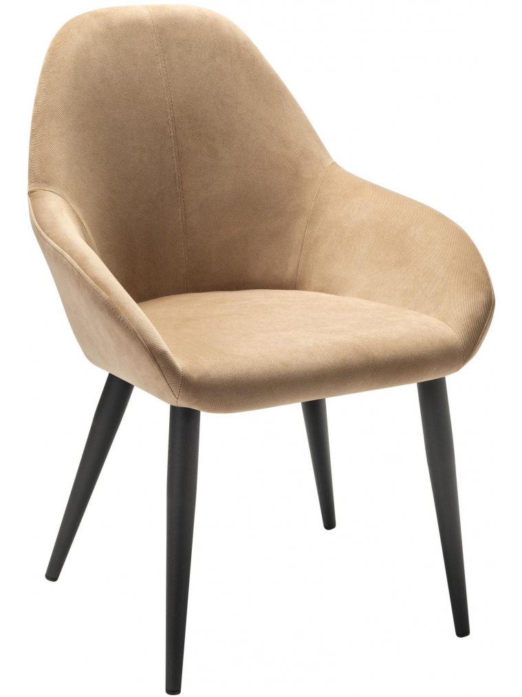 Кресло Kent Diag beige / черное