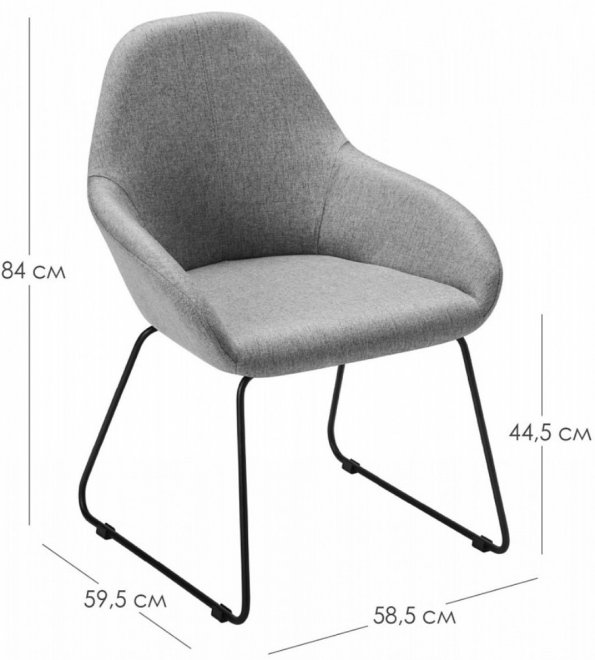 Кресло Kent Diag beige / линк