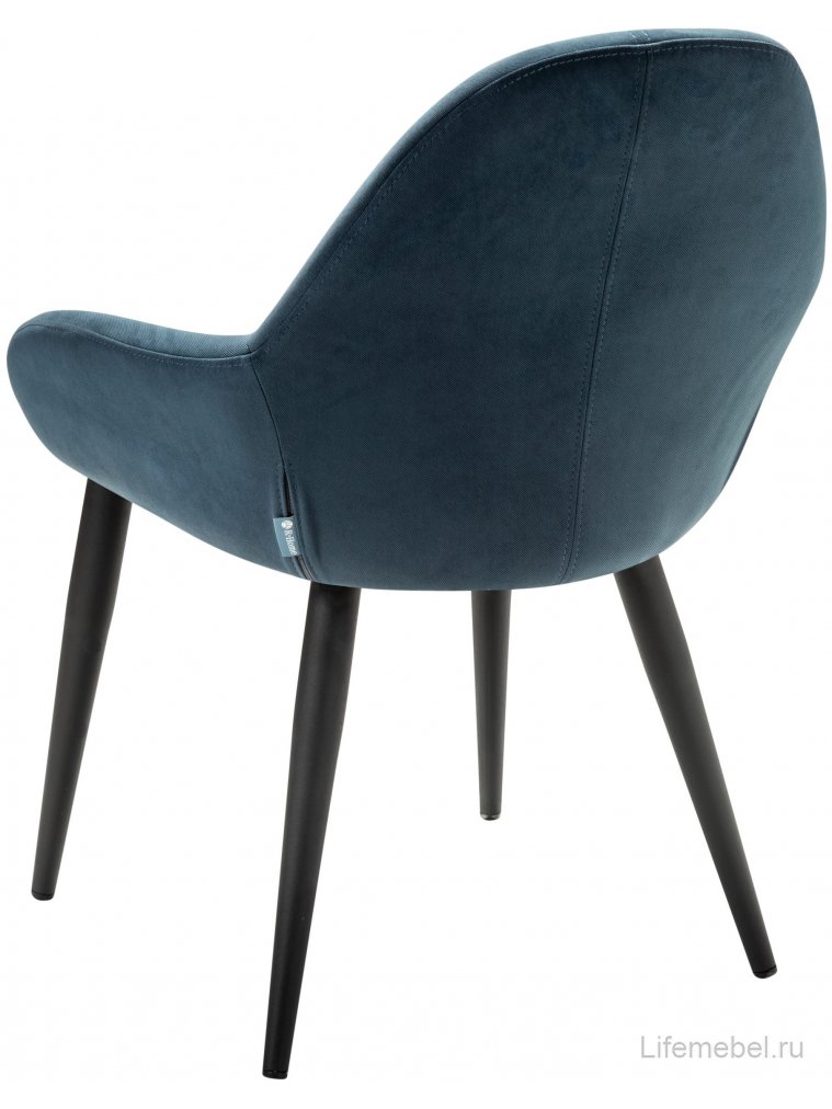 Кресло Kent Diag blue / черное