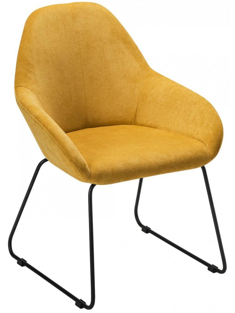 Кресло Kent желтое / линк