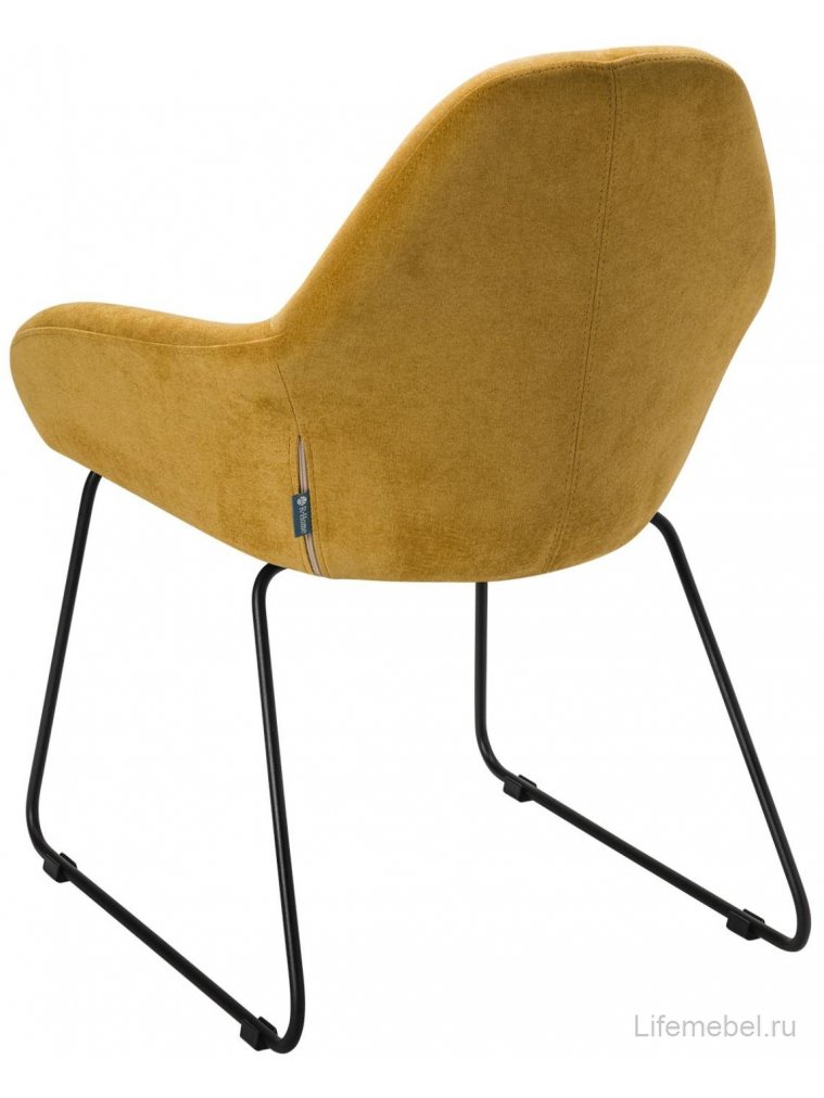 Кресло Kent желтое / линк