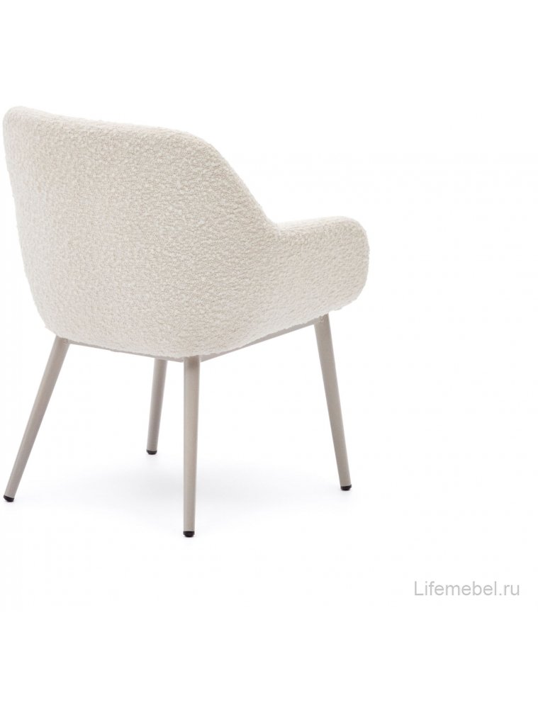 Кресло Konna белое / серое