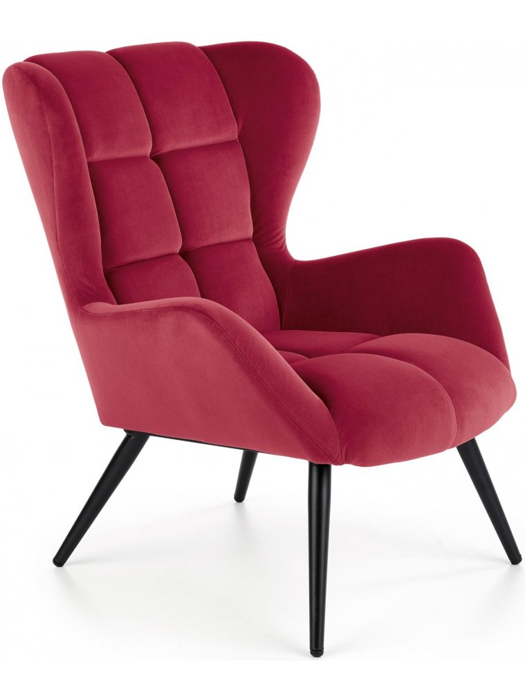 Кресло Tyrion бордовый / черный