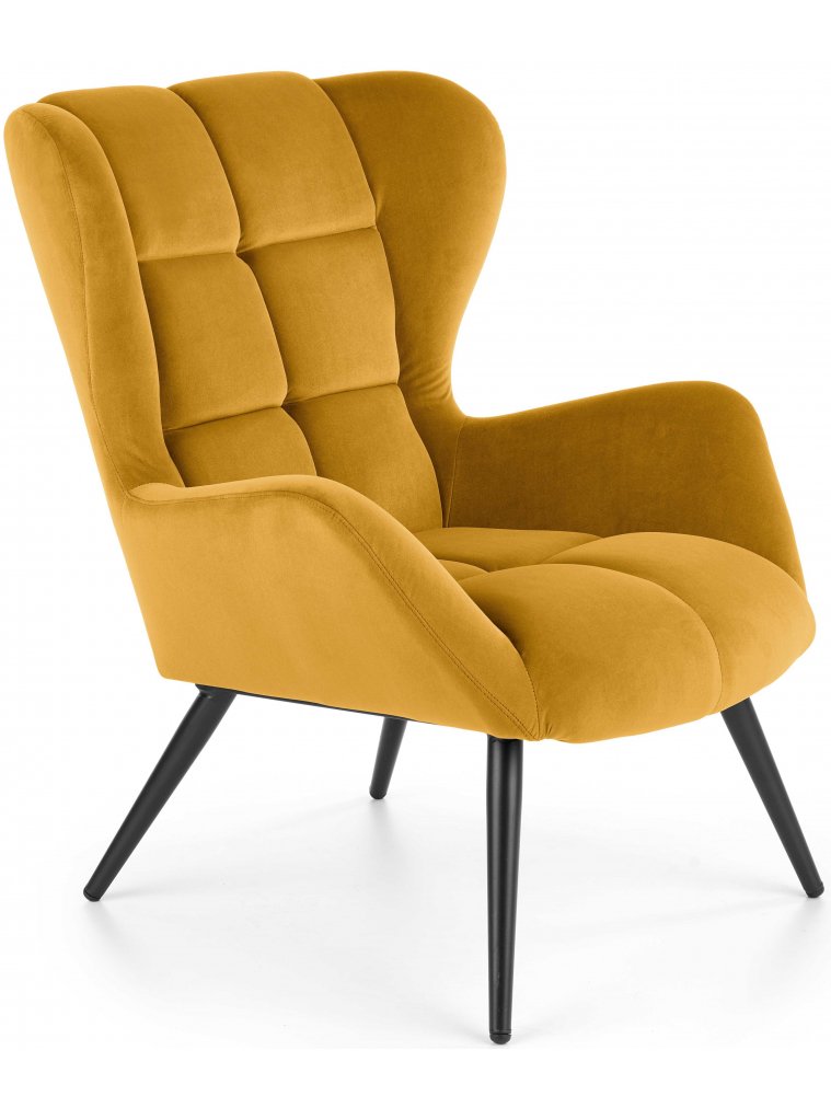 Кресло Tyrion горчичный / черный