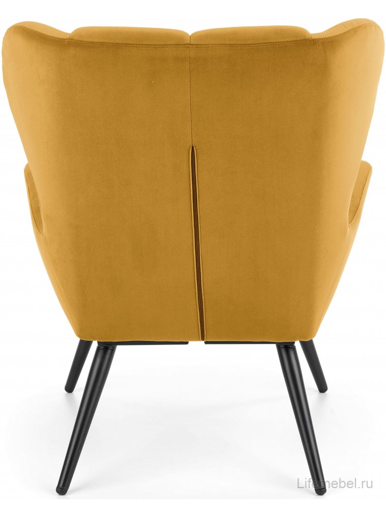 Кресло Tyrion горчичный / черный