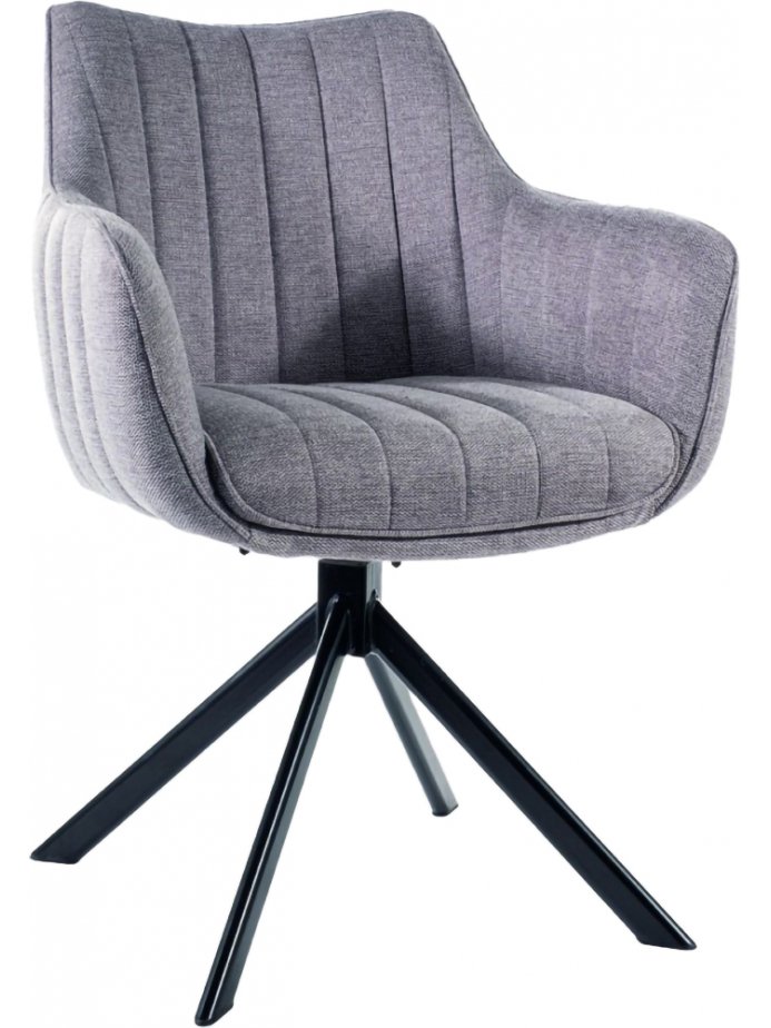 Кресло Azalia brego 07 серый / черный