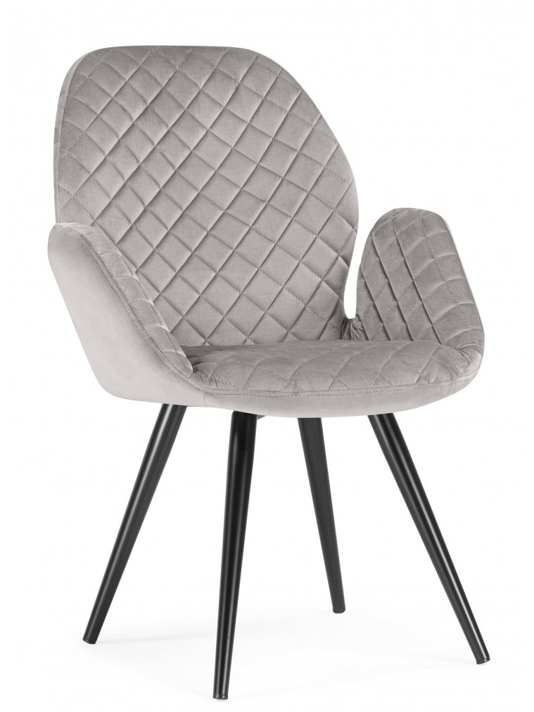 Кресло Муат поворотное confetti silver / черный