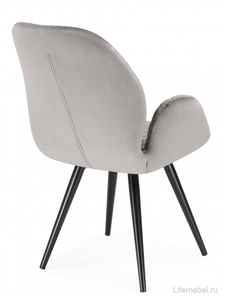 Кресло Муат поворотное confetti silver / черный