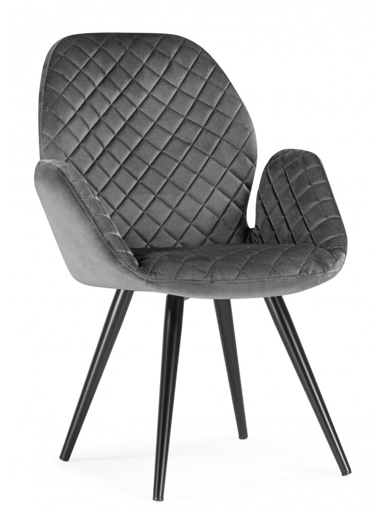 Кресло Муат поворотное графитовый / черный