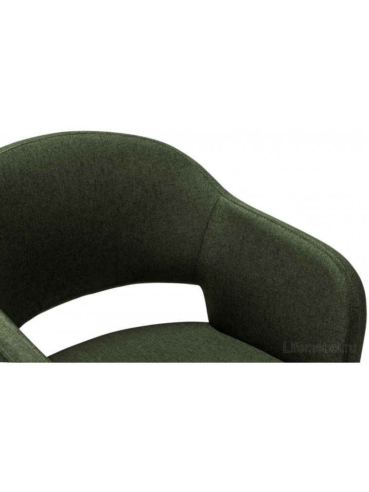 Кресло Oscar тёмно-зеленое / арки