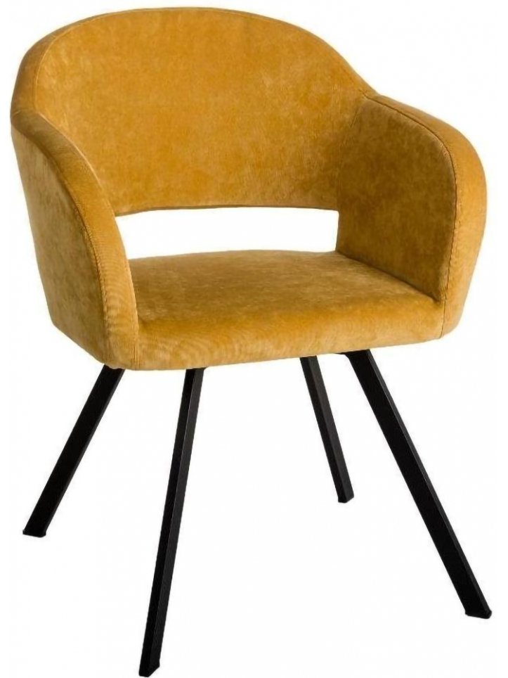 Кресло Oscar желтое / арки