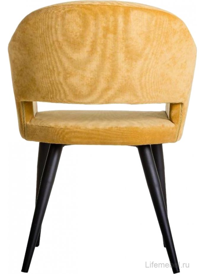 Кресло Oscar желтое / черный