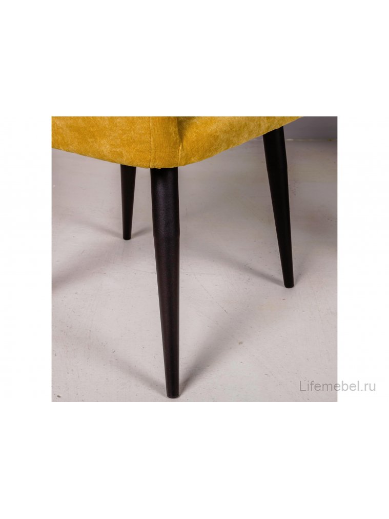 Кресло Oscar желтое / черный