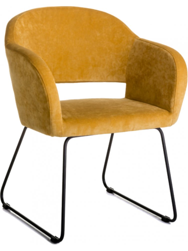 Кресло Oscar желтое / линк