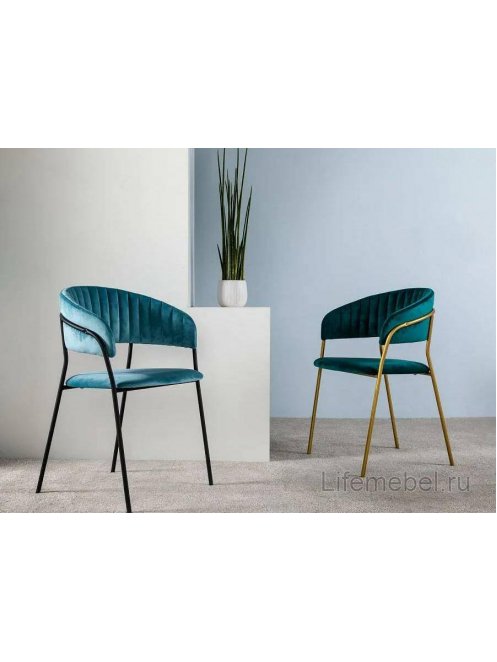 Кресло Portman aquamarin gold