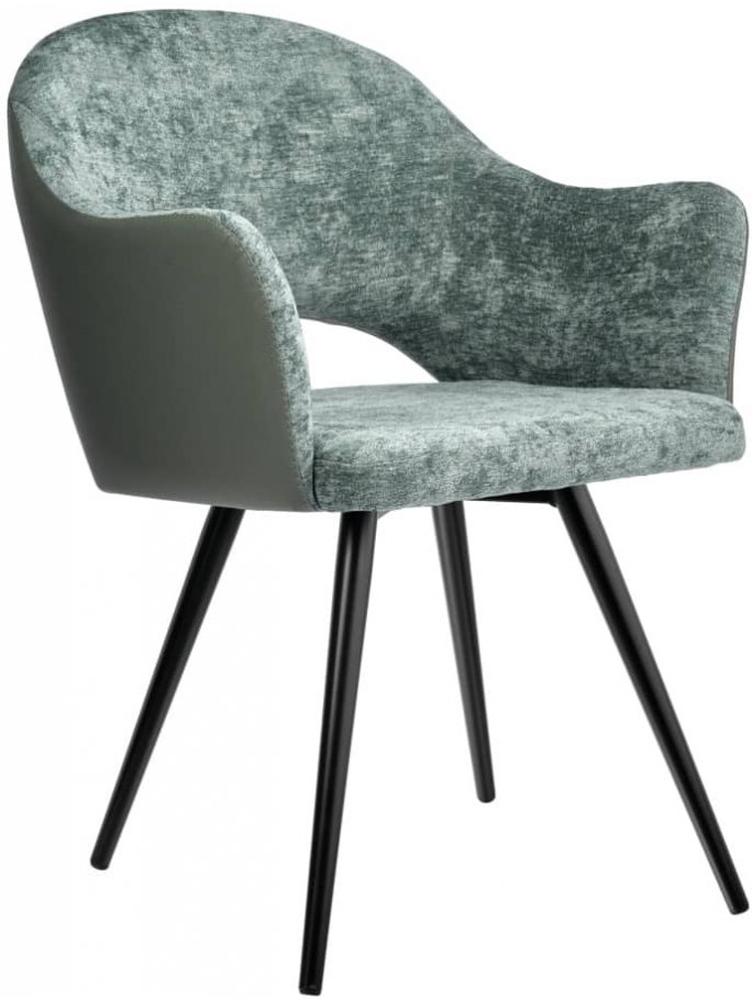 Кресло поворотное Bruno зелёное