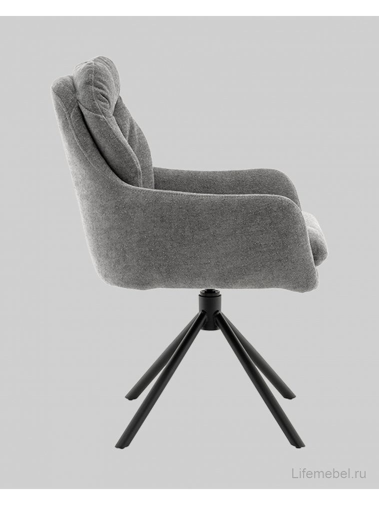 Кресло Ларио букле / серый