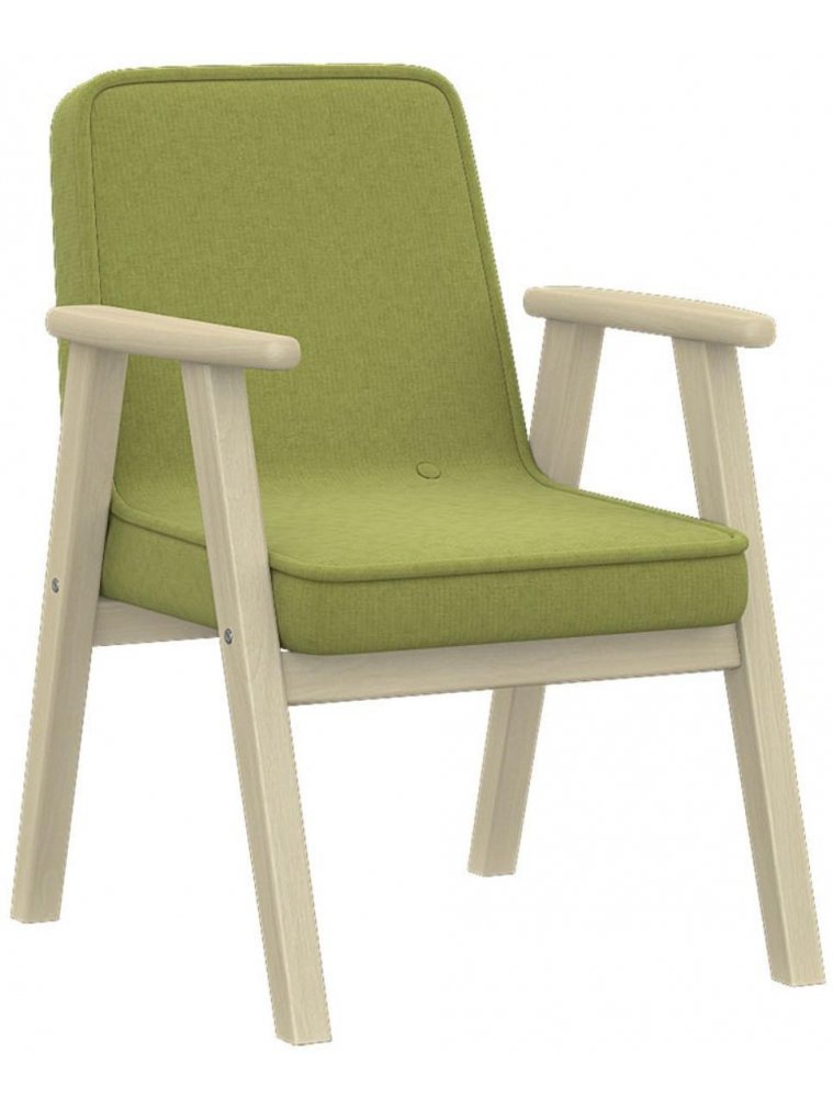 Кресло Сканди микровелюр зеленый