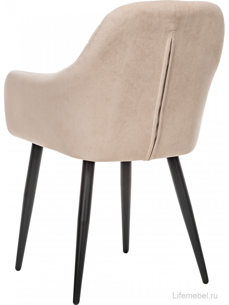 Кресло Слим бежевый / черный