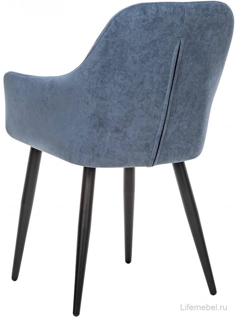 Кресло Слим синий / черный