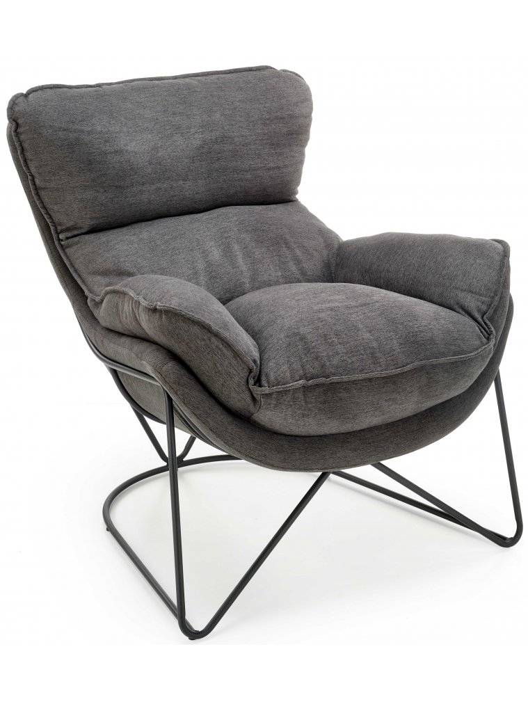 Кресло Volker темно-серый / черный