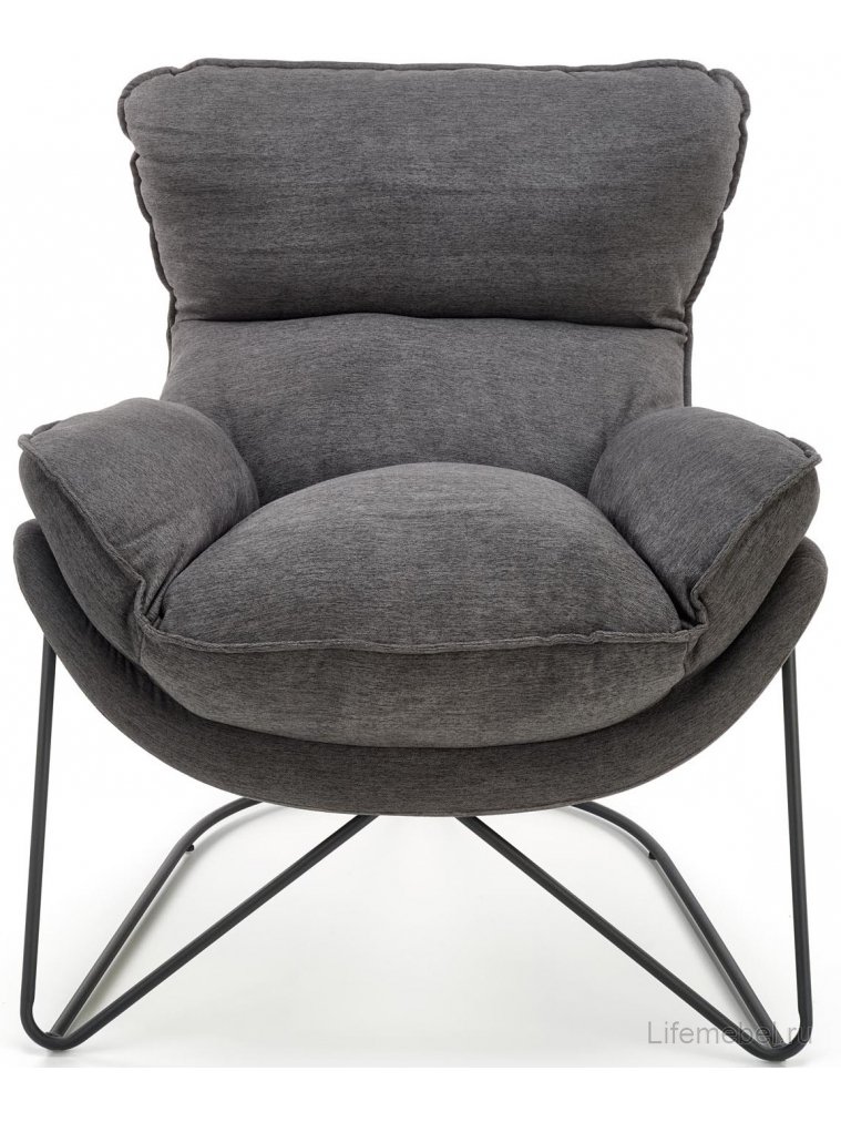 Кресло Volker темно-серый / черный