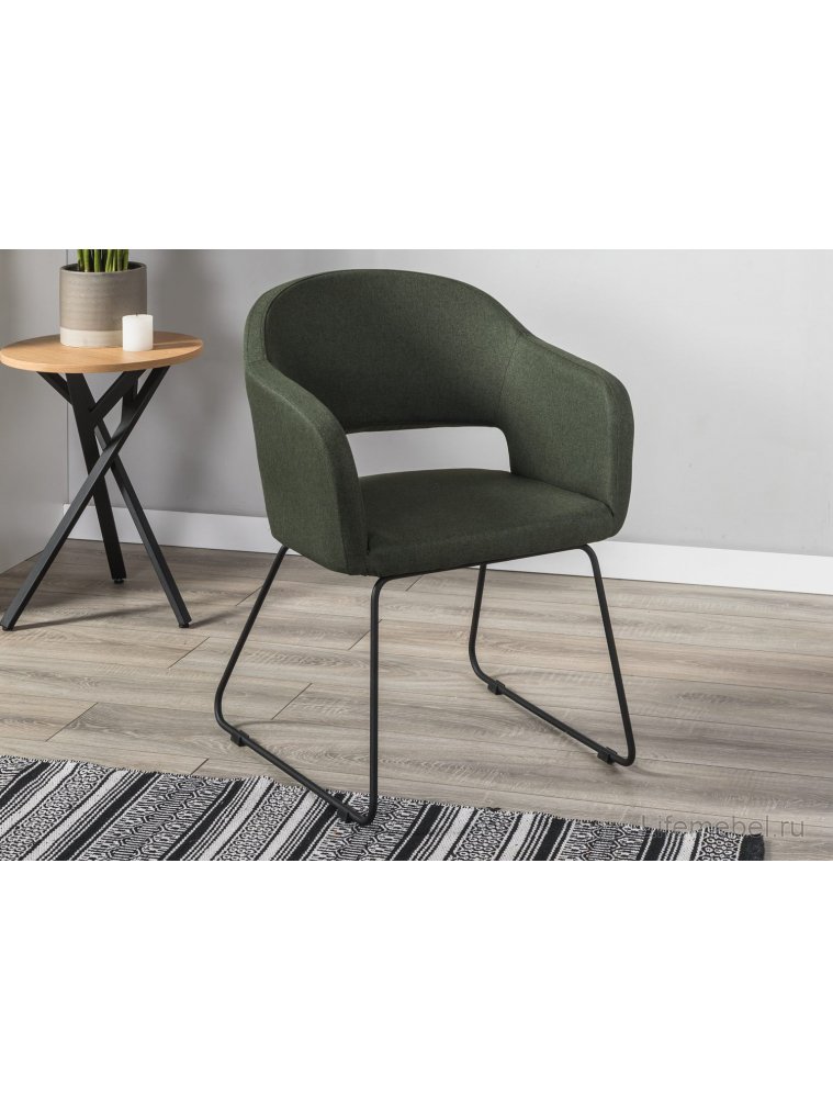Кресло Oscar тёмно-зеленый / линк