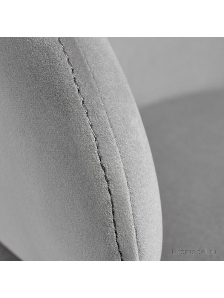 Кресло Emil серое / золотое