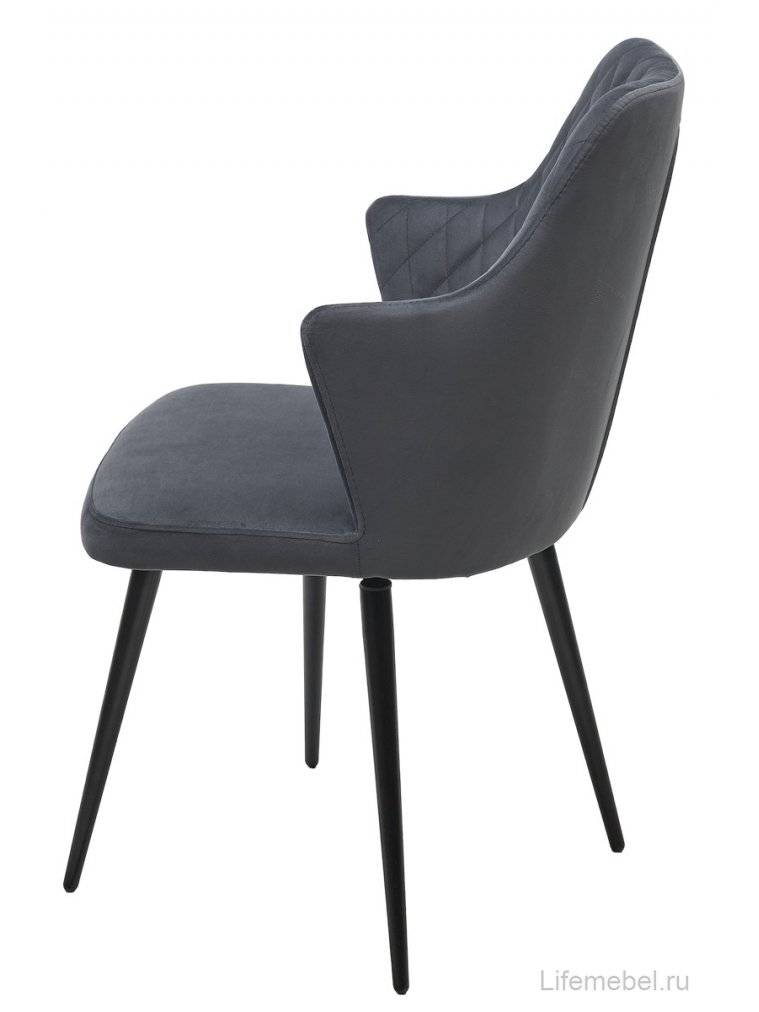 Кресло поворотное Herman темно-серое / черное