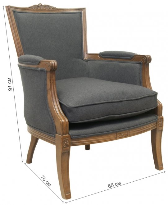 Кресло Tous CH-304-G dark grey