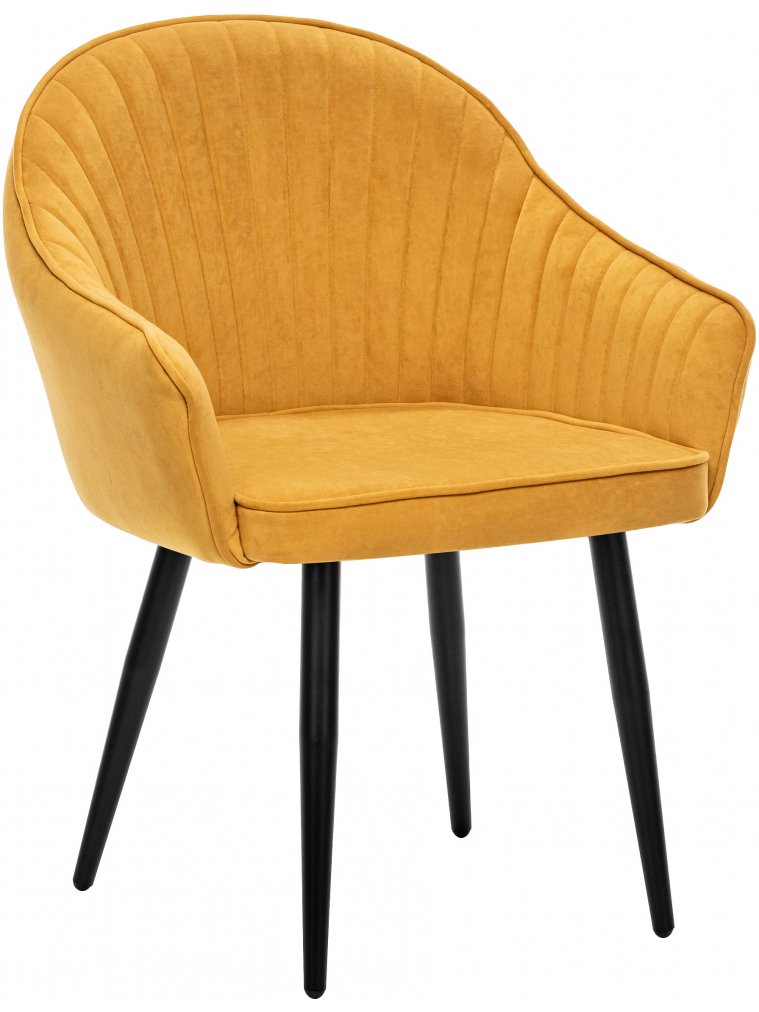 Кресло Вайд горчица / черный