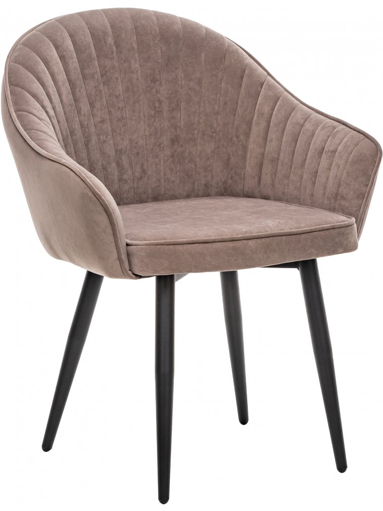 Кресло Вайд латте / черный