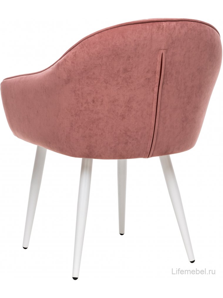 Кресло Вайд персиковый / белый