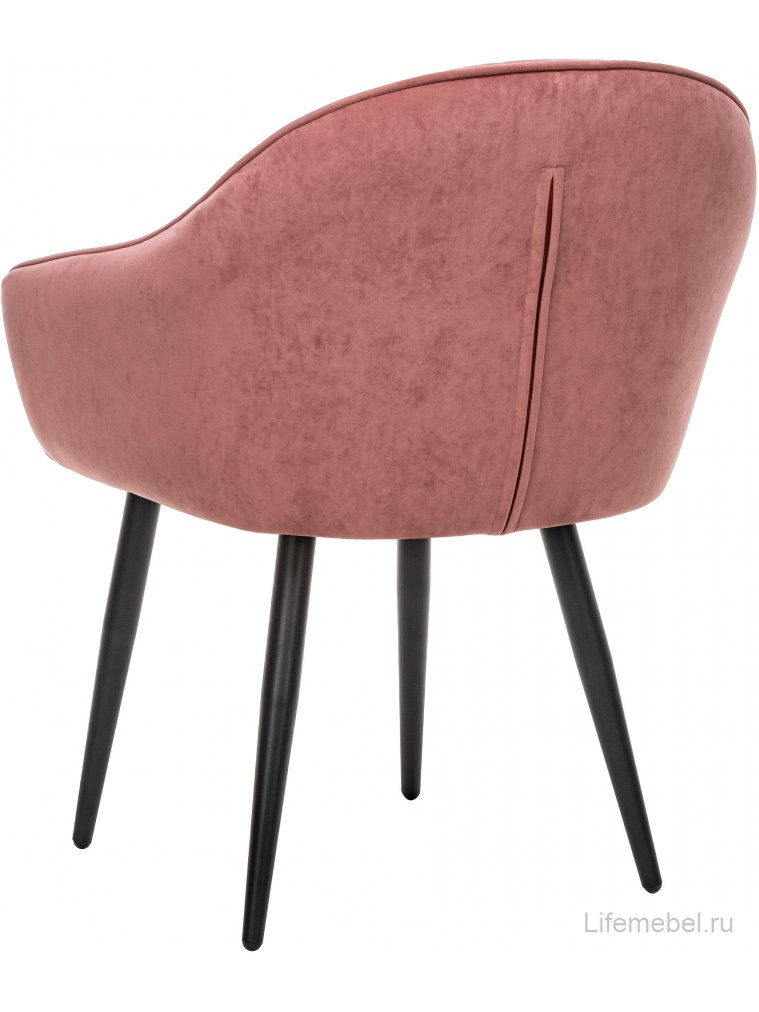Кресло Вайд персиковый / черный