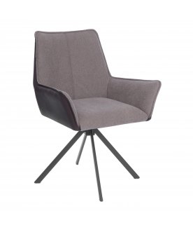 Стул-кресло Murano бежевый / коричневый