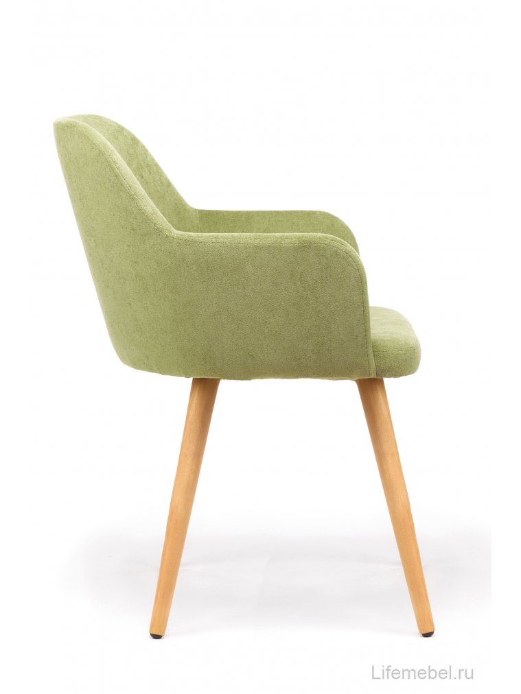 Деревянный стул Инфини 360 зеленый (ocean 013) / светлое дерево