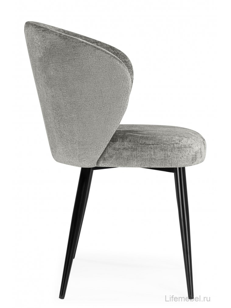 Комплект стульев 2 шт "Стул на металлокаркасе Gref gray / black"