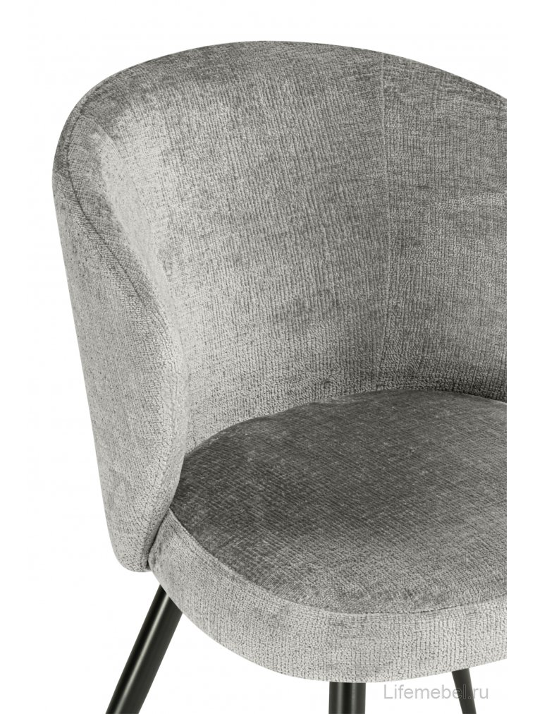 Комплект стульев 2 шт "Стул на металлокаркасе Gref gray / black"