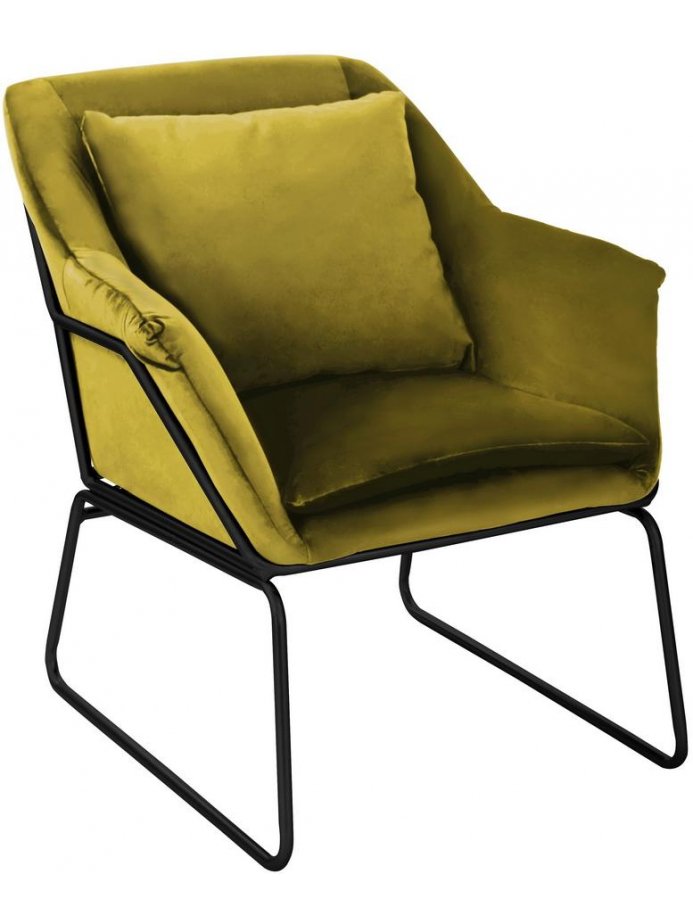 Кресло Alex горчичное