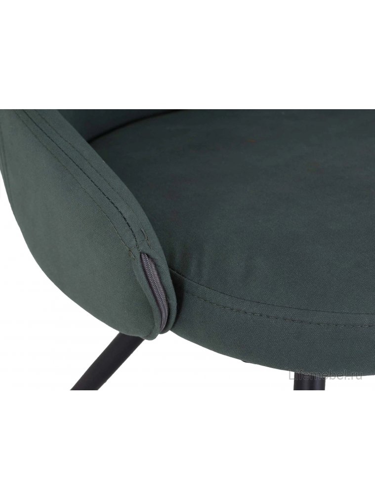 Стул на металлокаркасе Armin зеленый / черный